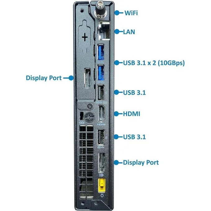 Mini PC Lenovo ThinkCentre M720q Tiny Intel Core i5 9e génération - 3